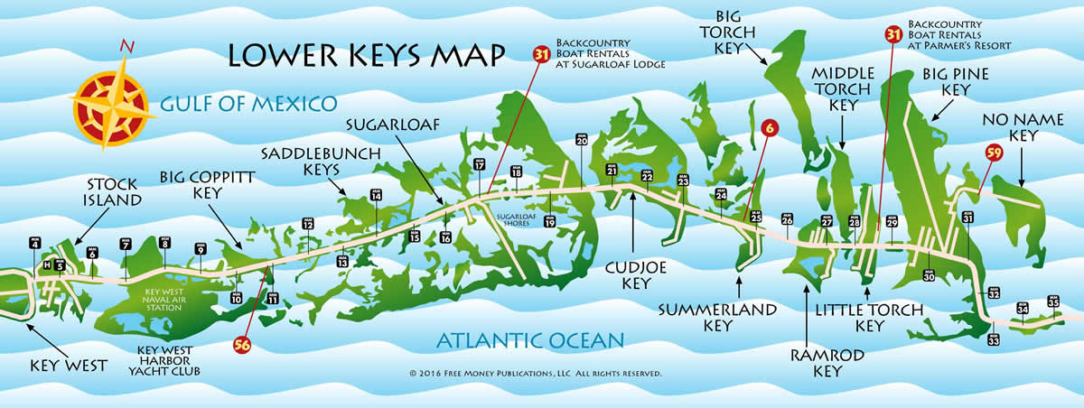 holidays in usa florida keys big pine bahia honda map