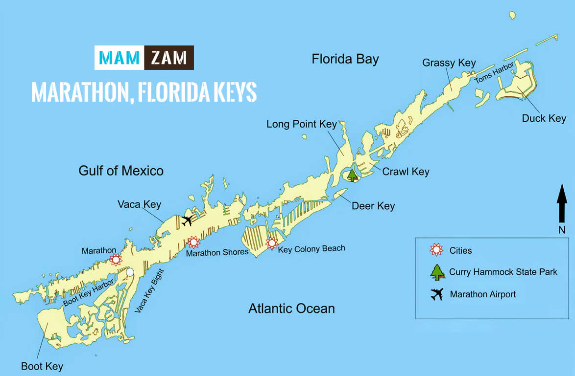 holidays in usa florida keys marathon map