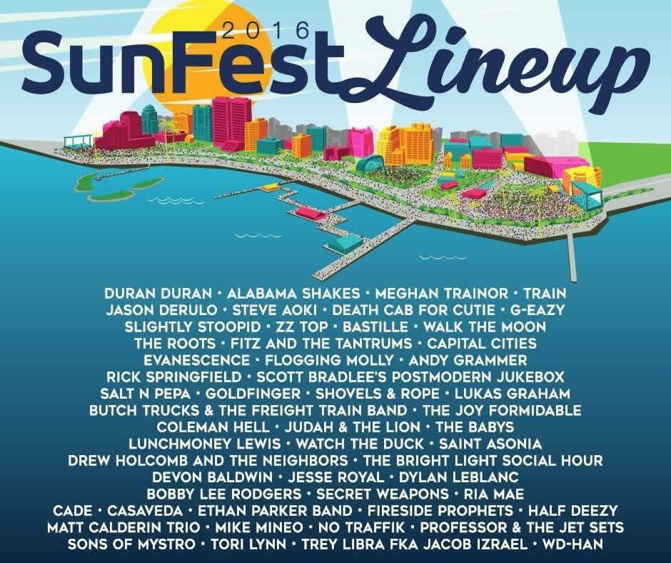 miami music festival palm beach sunfest 2016 poster