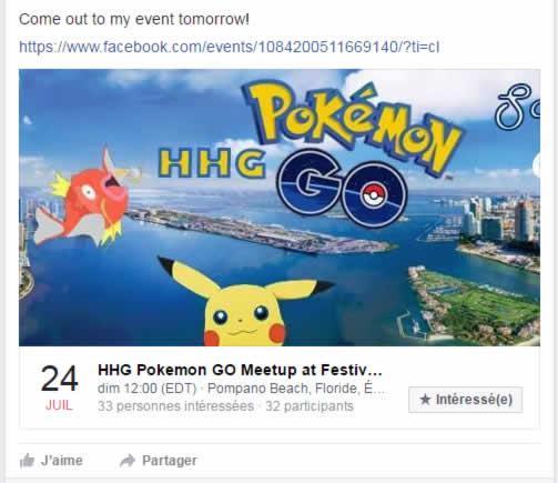 pokemon go miami facebook events