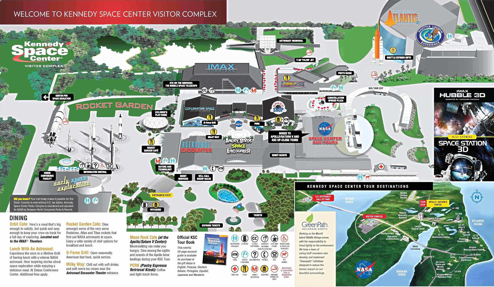 holidays in usa florida activity kennedy space center map